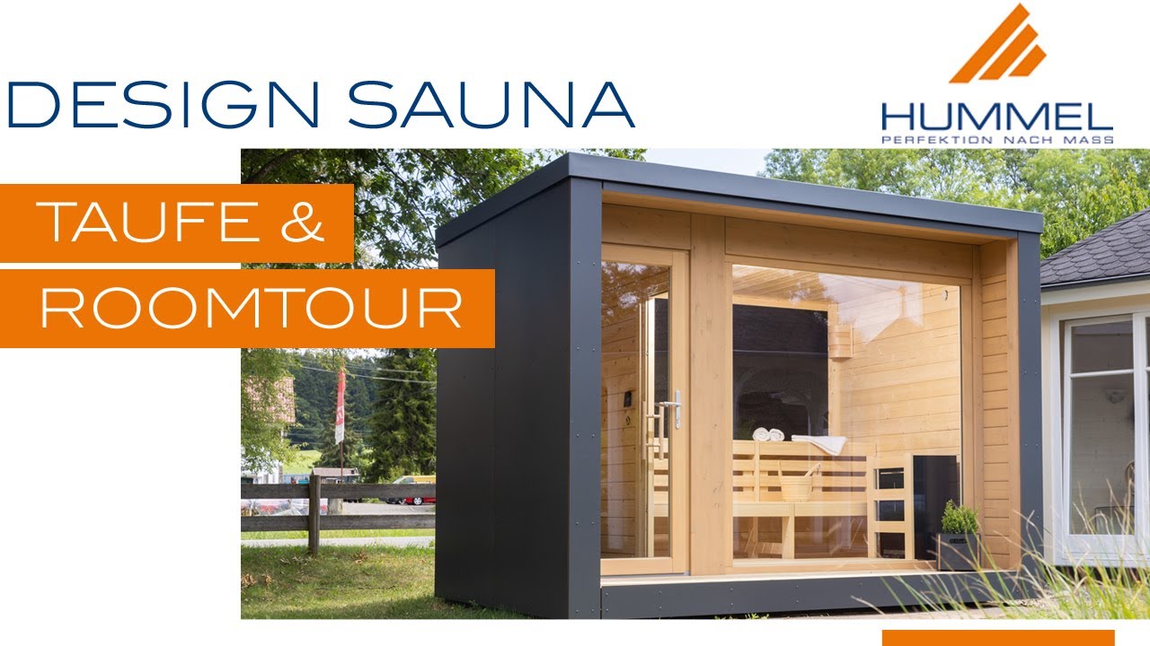 Design SAUNAHAUS SoHo Edition🔥 MODERNE Kubus Gartensauna HPL Fassade anthrazit [Luxus KOMPROMISSLOS]