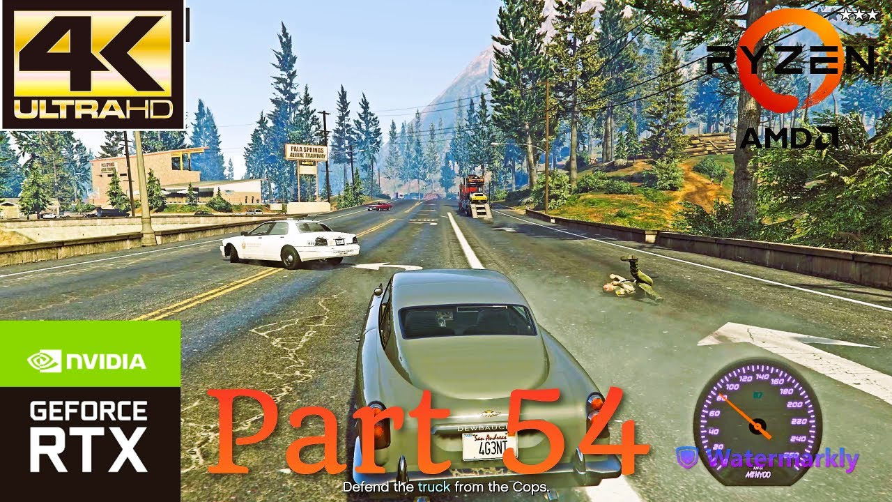 GTA 5 Ultra Realistic Graphics Real Life 4K Gameplay - Pack Man Mission | RTX Maxed Out Settings