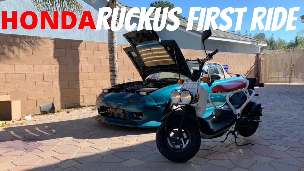 HONDA RUCKUS - FIRST RIDE 😈