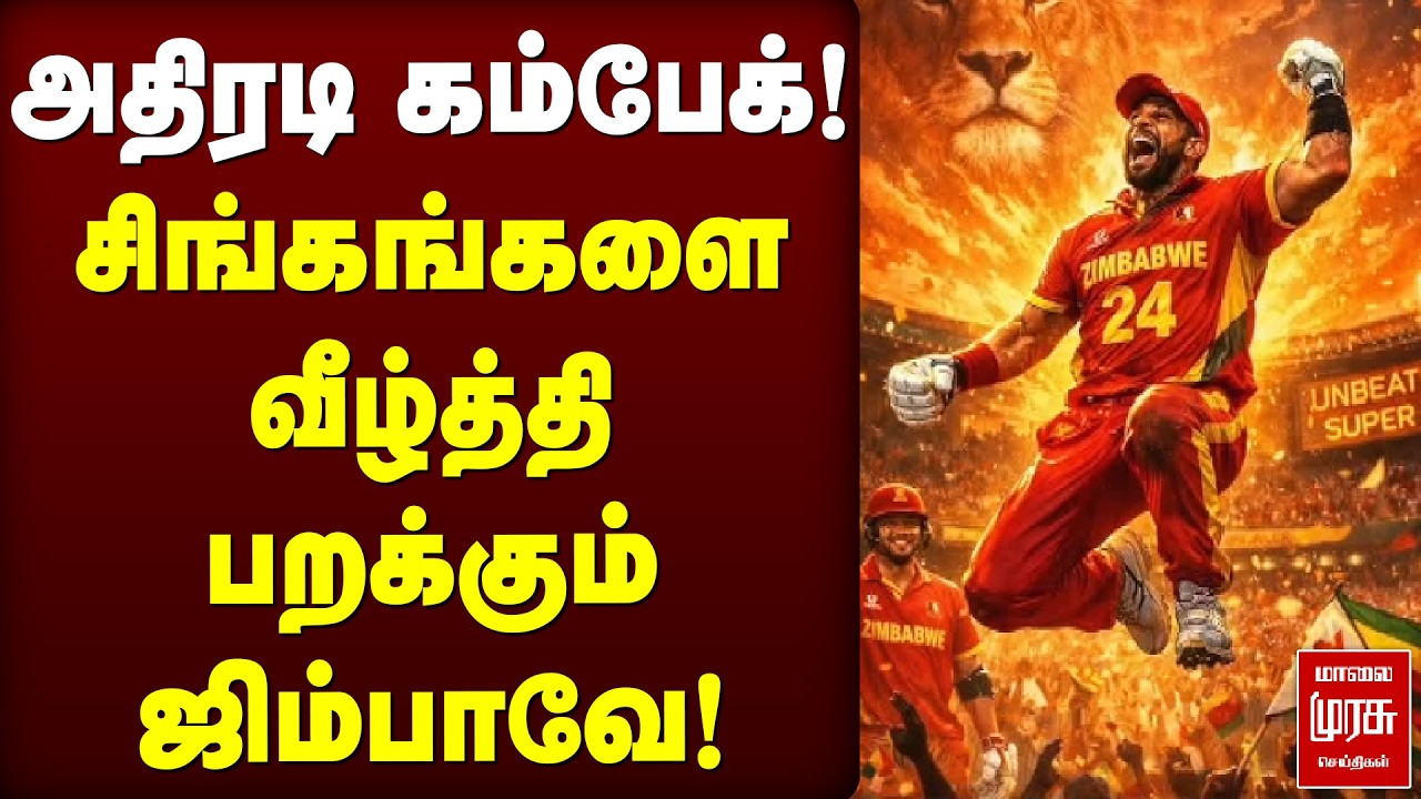 அதிரடி கம்பேக்!... சிங்கங்களை வீழ்த்தி பறக்கும் ஜிம்பாவே!