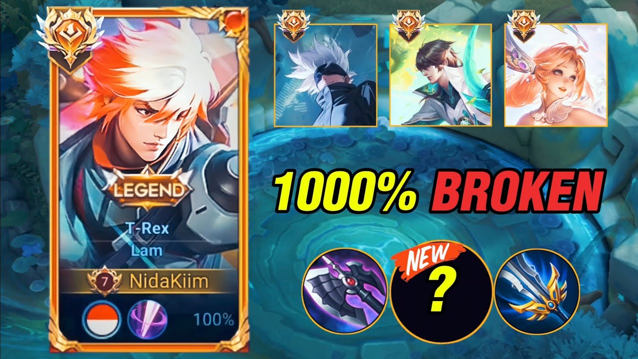 BROKEN DAMAGE!! TOP ASIA LAM WITH NEW BEST FULL DAMAGE BUILD DESTROYING META HEROES - HONOR OF KINGS