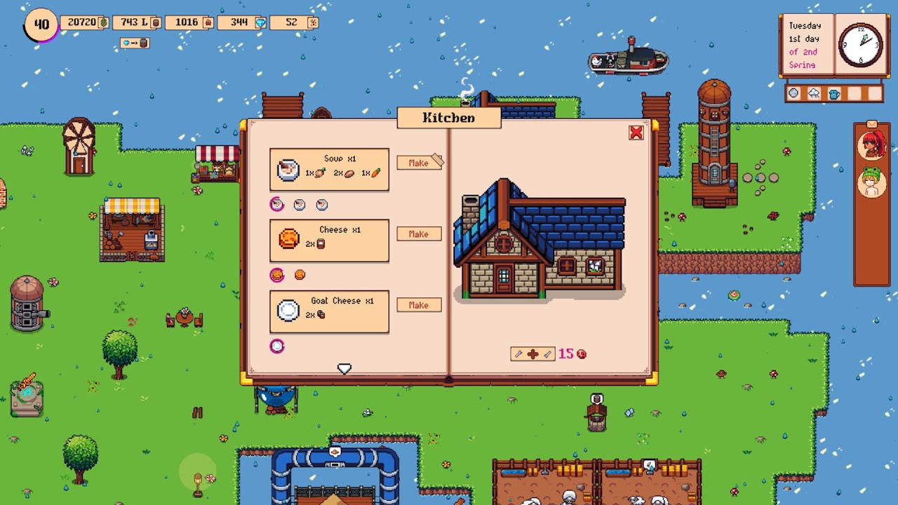 Sunset Sprout First Impressions Review [Solo Dev] Cozy Farming Game Livestream