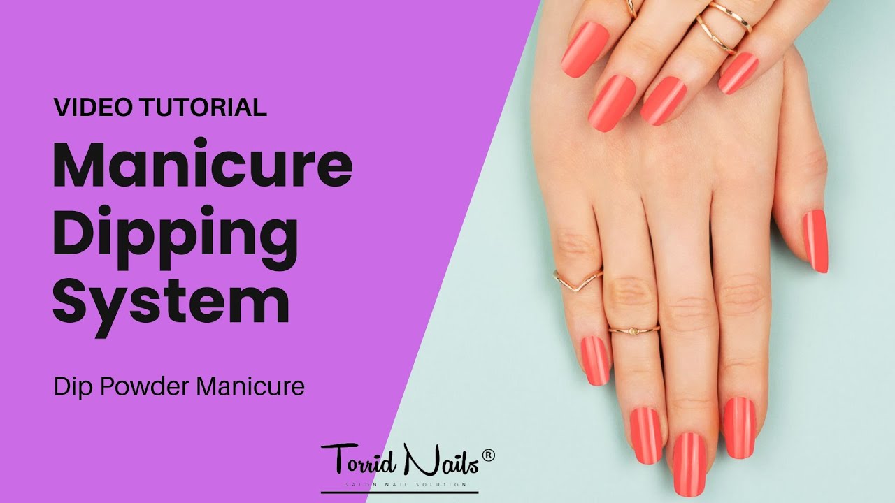 Manicure Dipping System step by step colore n 33 Light Coral