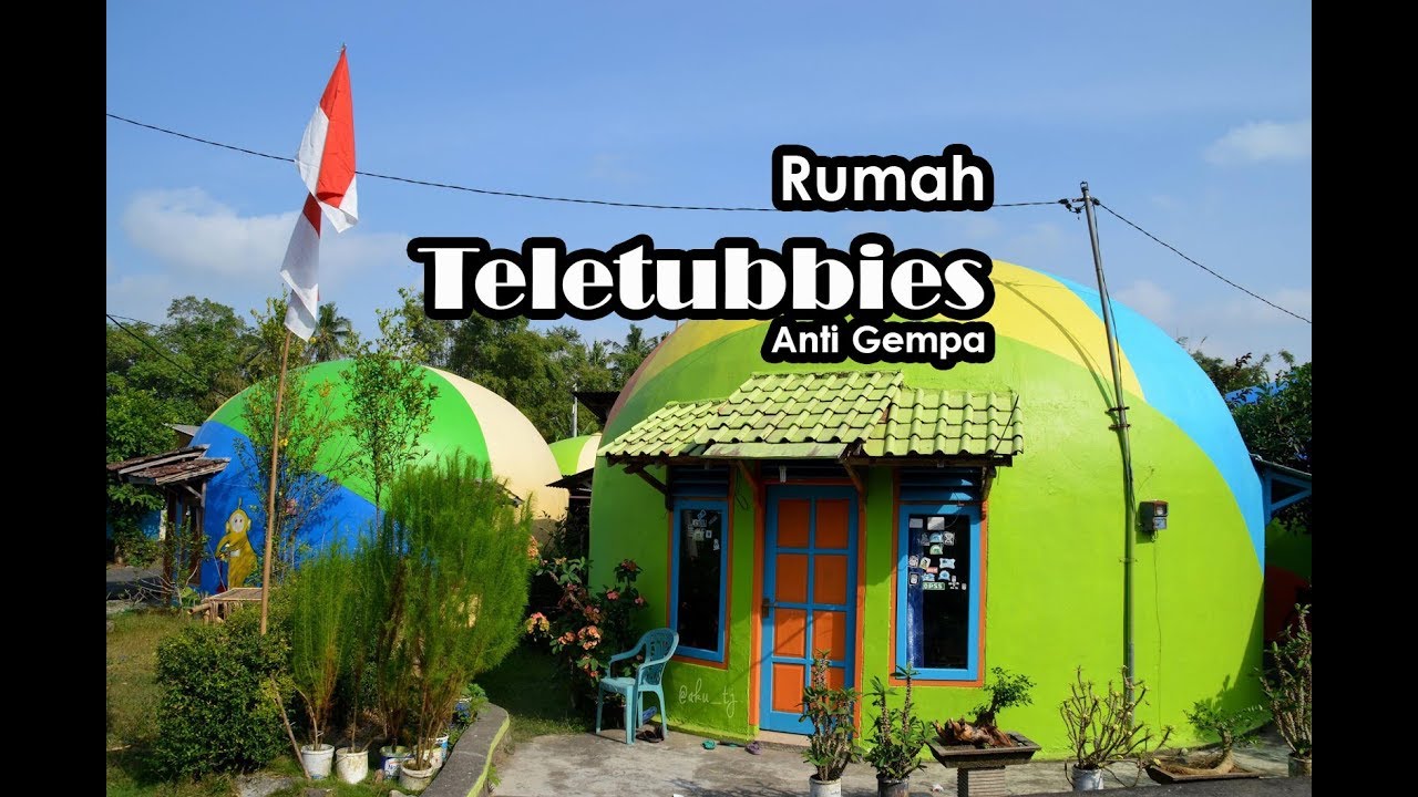 Rumah Teletubbies rumah tahan gempa Jogja