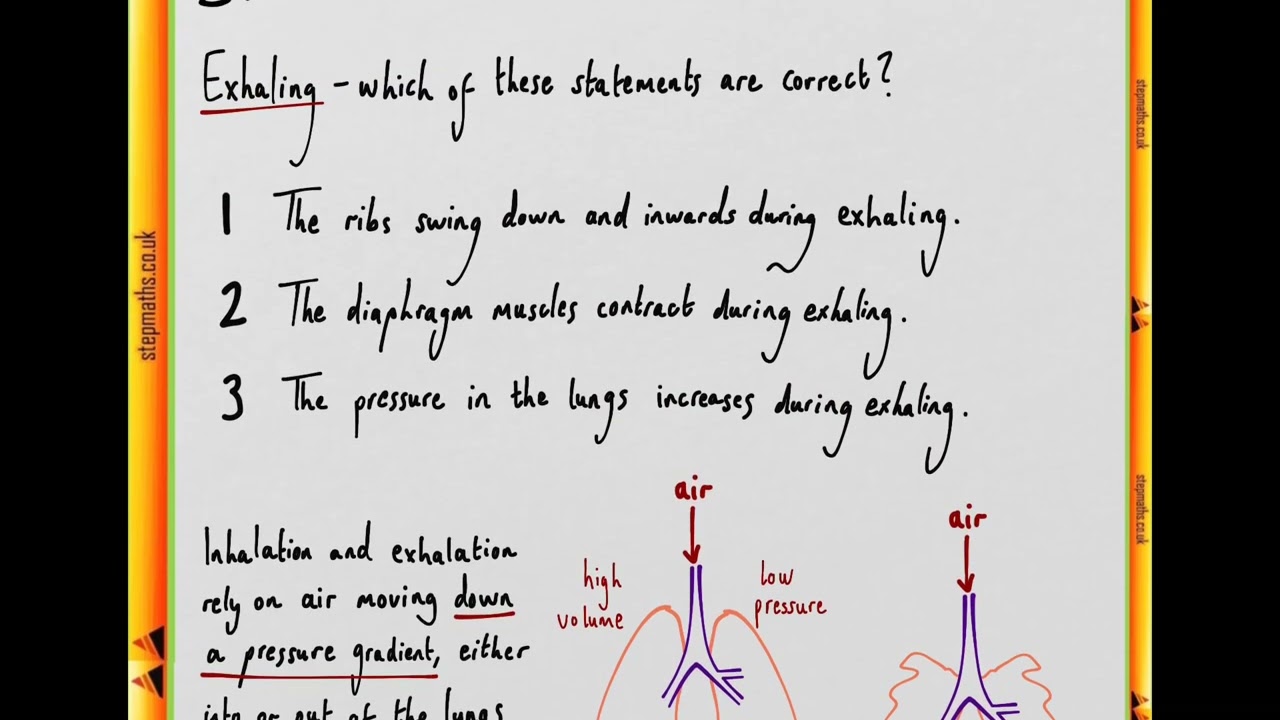 BMAT 2007 Section 2 - Q05 Bio - Exhalation - Worked Solution