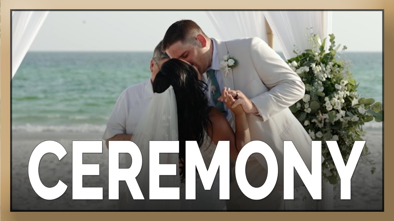 Anglers Restaurant Wedding Ceremony in Fort Walton Beach, FL | Noreen + Matthew |  Destination W...