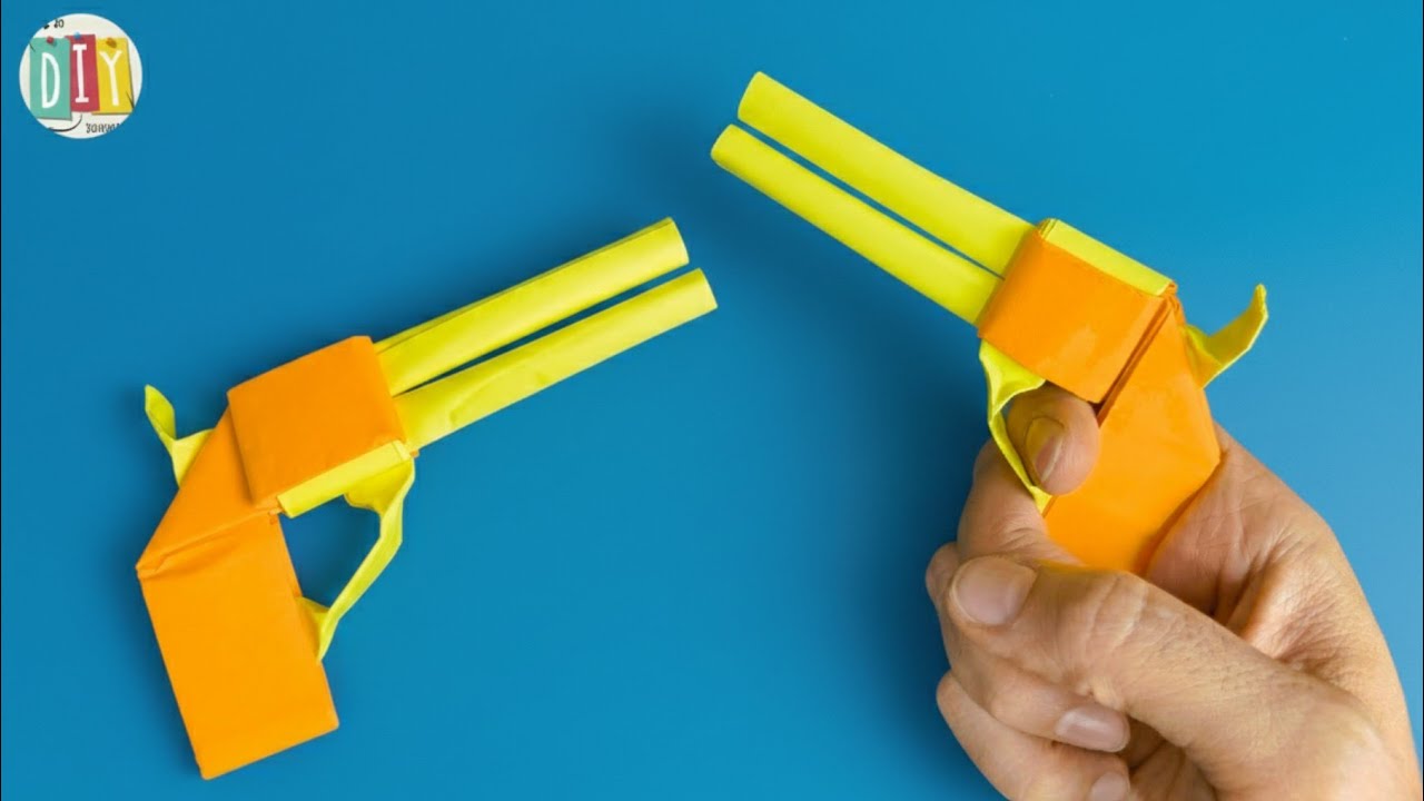 DIY-How to Make a Paper Gun | Easy Origami Tutorial