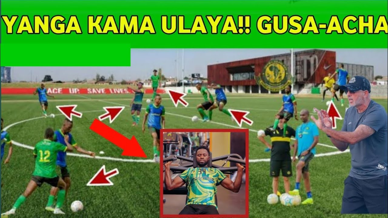 🟢ULAYA NDANI YA DAR HII NDIYO YANGA TUNAYO IJUWA CHEKI MAZOEZI YAO KAZI KAZI GUSA ACHIA