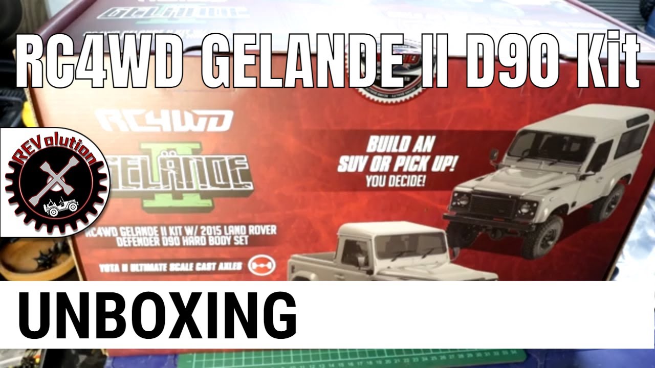 Сборка серии RC4WD Gelande II D90 &mdash; распаковка