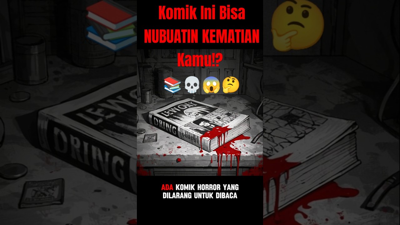 Komik Ini Bisa NUBUATIN KEMATIAN Kamu!? 📚💀#KomikTerlarang #CeritaGaib #ShortsHoror #YuqiFiles