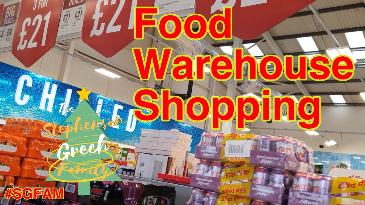 VlogMas Day 14 - Food Warehouse Shopping   #SGFAM   #AutismVlogs