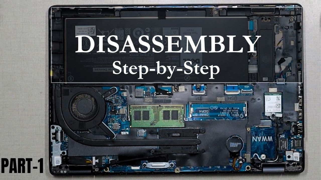 Dell Latitude 5400 -  disassembly and upgrade options