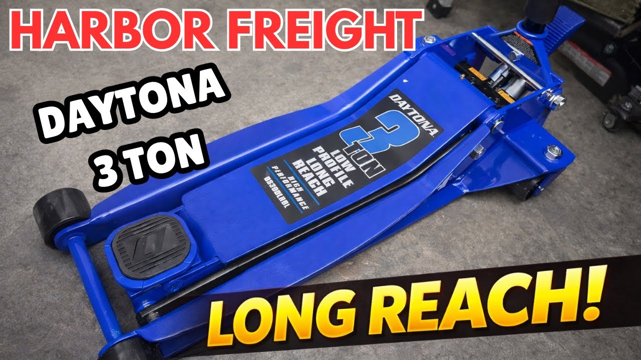 DAYTONA 3 TON Long Reach Low Profile Floor Jack From HARBOR FREIGHT 