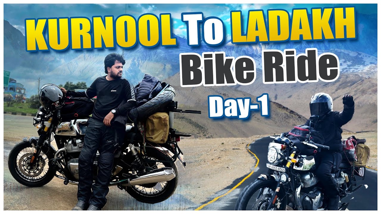 Kurnool To Ladakh Day - 1 Hyderabad | Continental Gt 650 | Ladakh Bike Ride | Telugu MotoVlog |