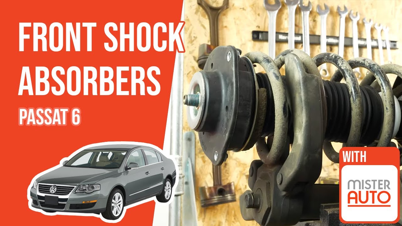 How to replace the front shock absorbers Passat mk6 ➿