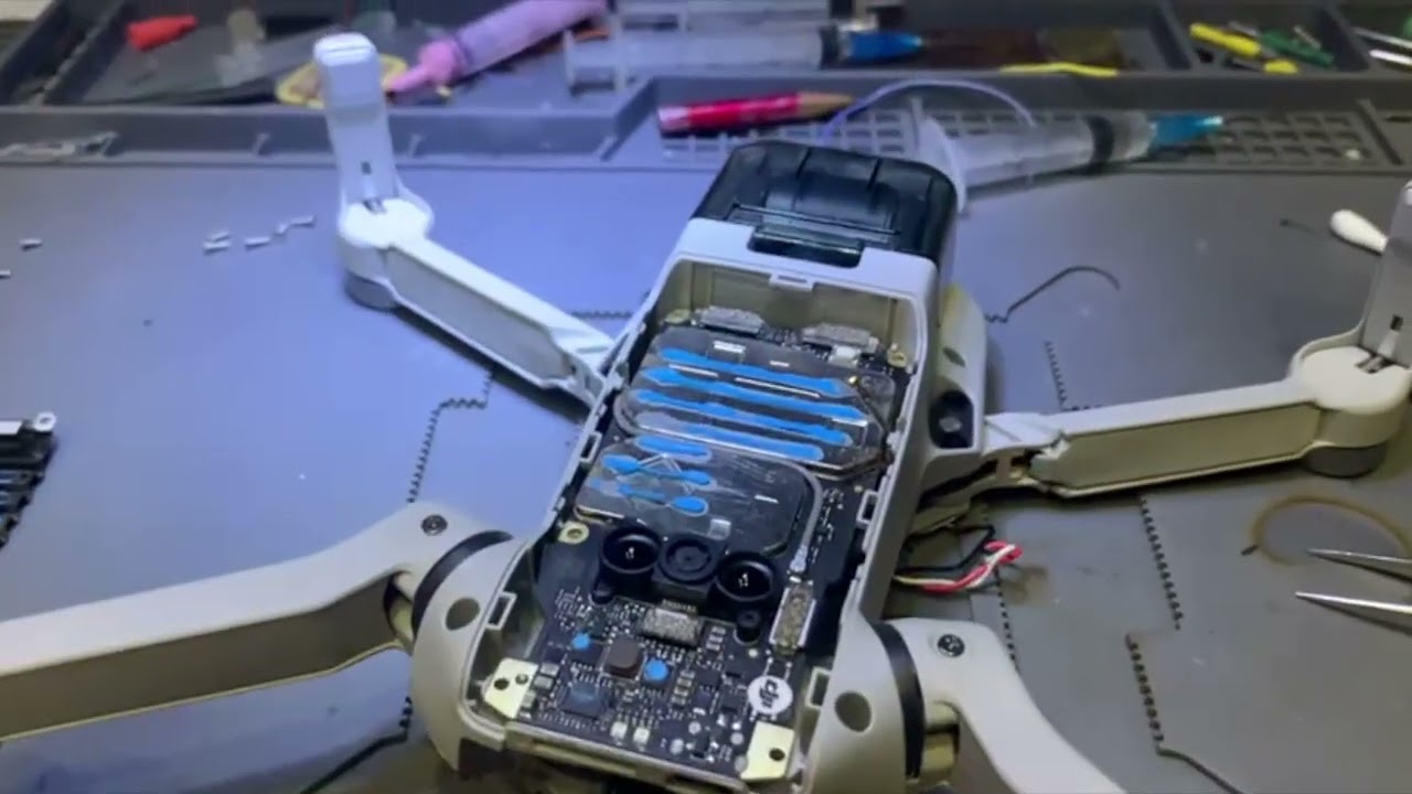 dji mini ремонт замена луча