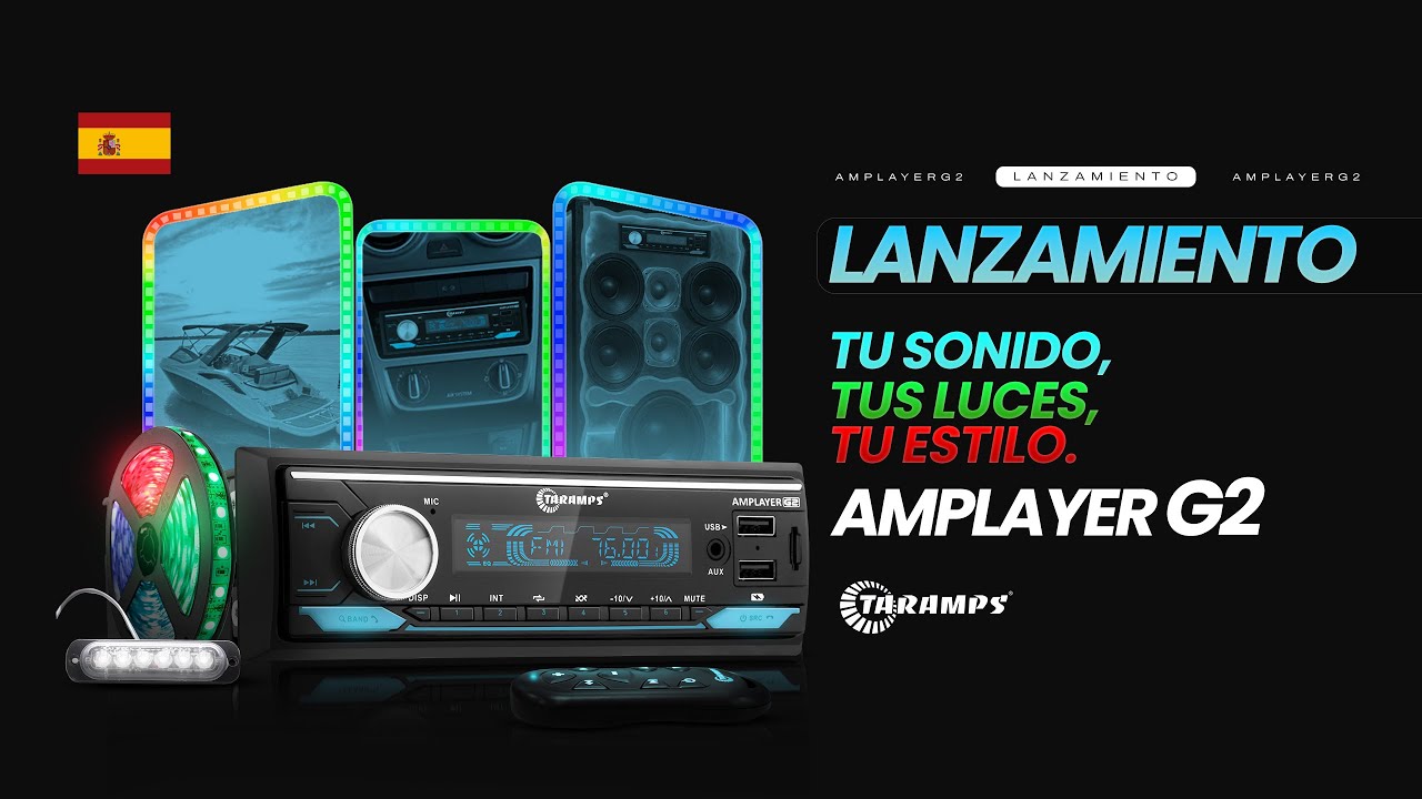 Reproductor Taramps 400 Watts RMS Totales - Modelo AMPLAYER G2