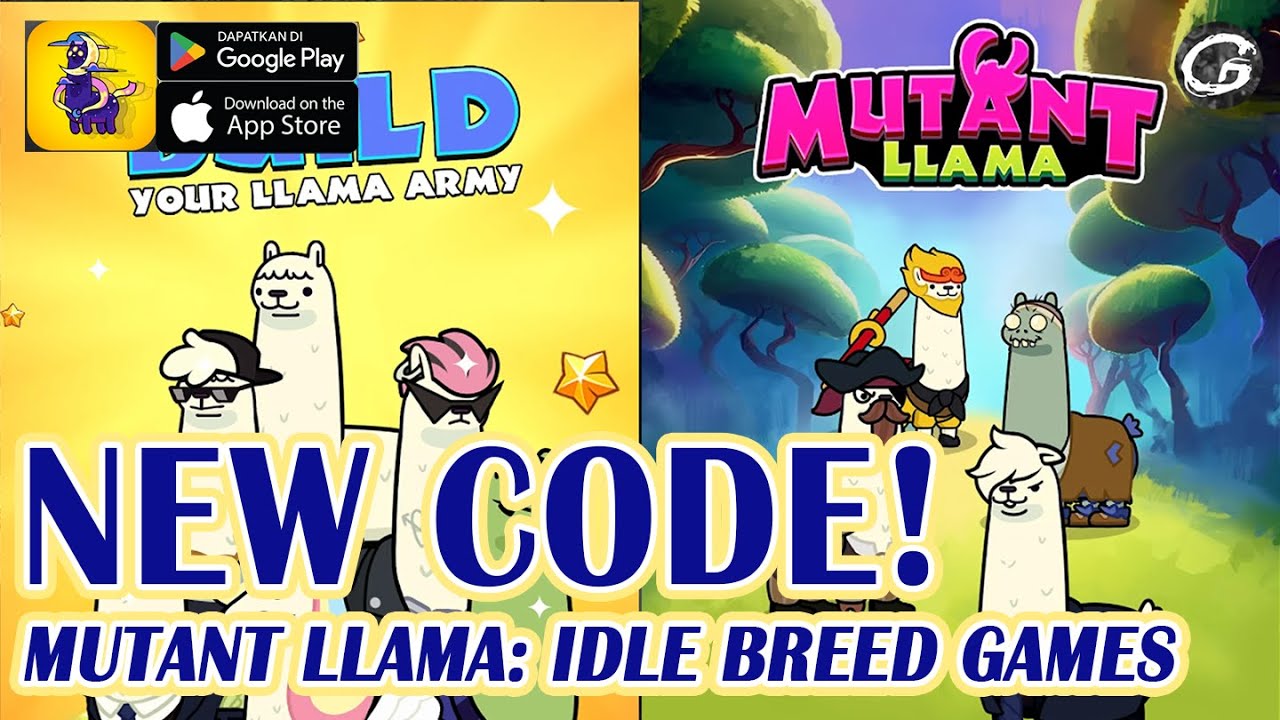 Mutant Llama: IDLE Breed Games 3 Giftcodes & How to Redeem Codes - Mobile Game (Android/IOS)