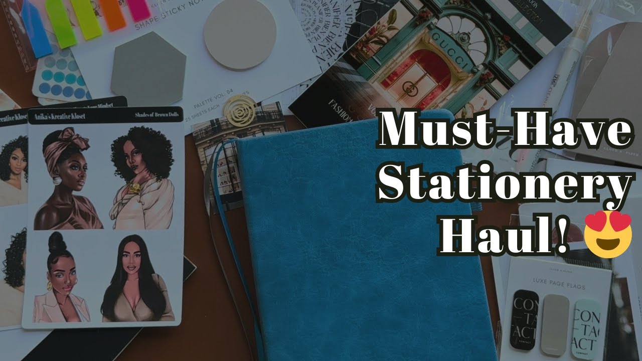 Stationery Haul :  8Lotus |Cloth & Paper | Rose Shadow Collection | Anika's Kreative Kloset + More