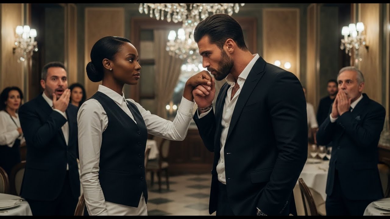 THEY CALLED HER JUST A WAITRESS — Until the Italian Boss Kissed Her Hand in Public
