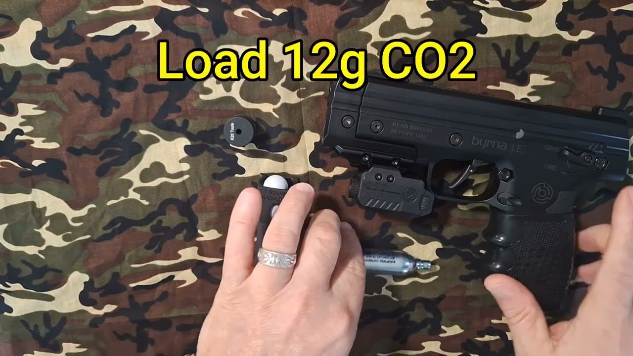 Byrna LE with fast cap quick how to tutorial @byrnaenthsiast