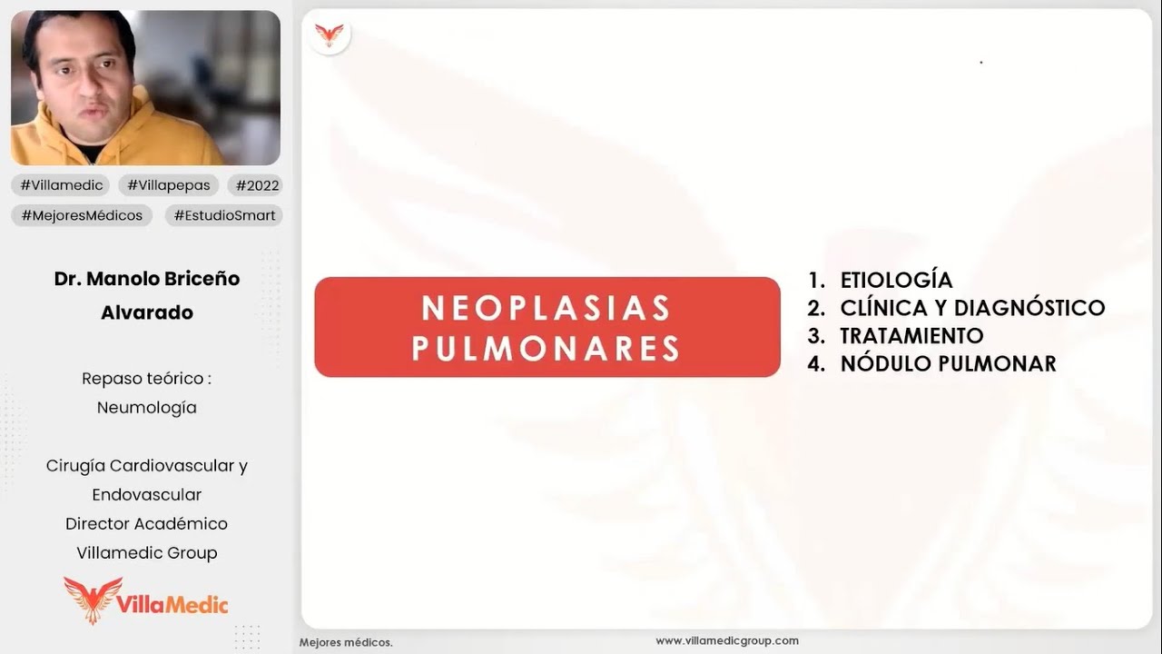NEOPLASIAS PULMONARES - NEUMOLOGÍA - VILLAMEDIC