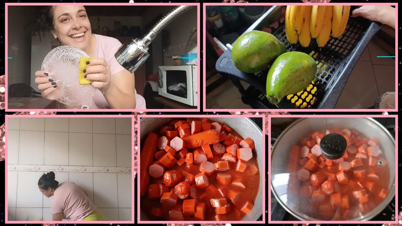 Vloguinho dica de fazer um delicioso cachorro quente, faxina na cozinha 📢
