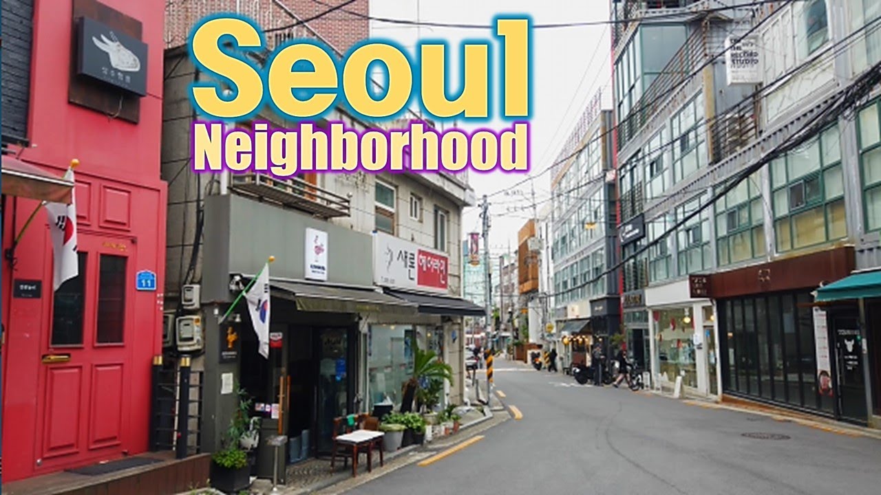 Seoul, Korea - Walking Tour of Neighborhood - 4K - Seogang-dong [Mapo-gu 3] 19(3)-9