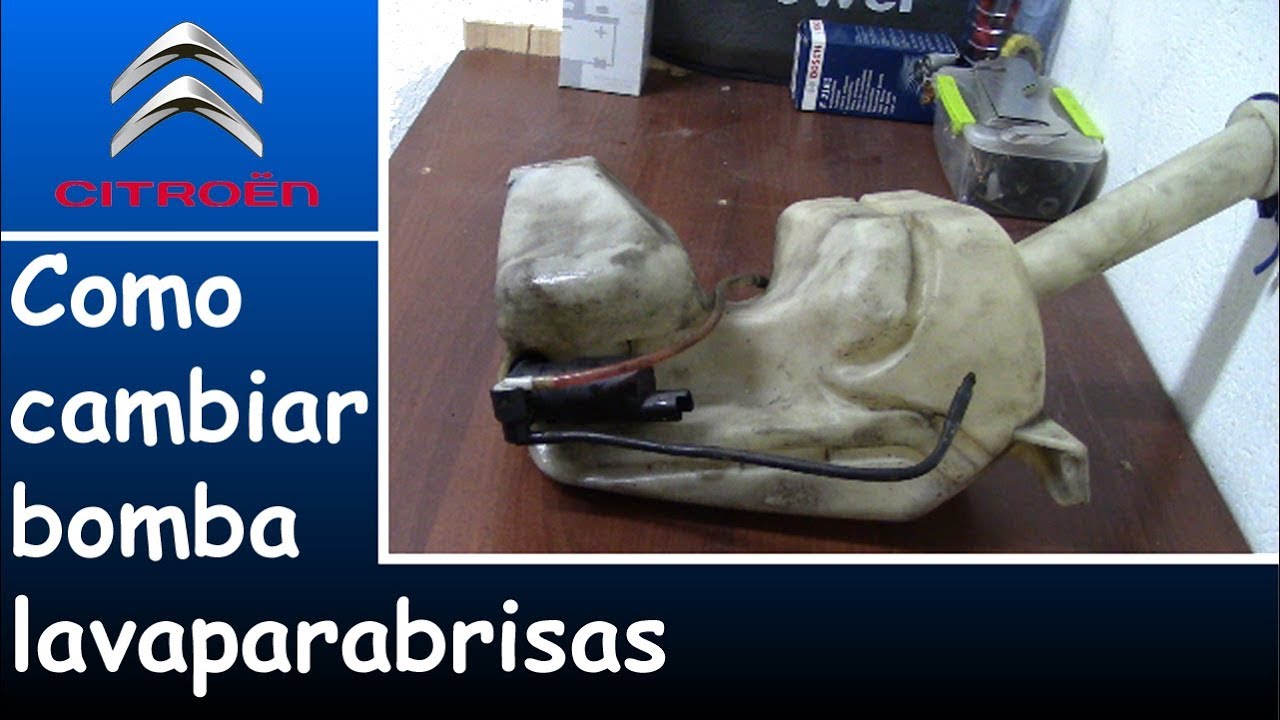 Bomba de agua del limpiaparabrisas /No expulsa agua/ - Citroen Xsara -