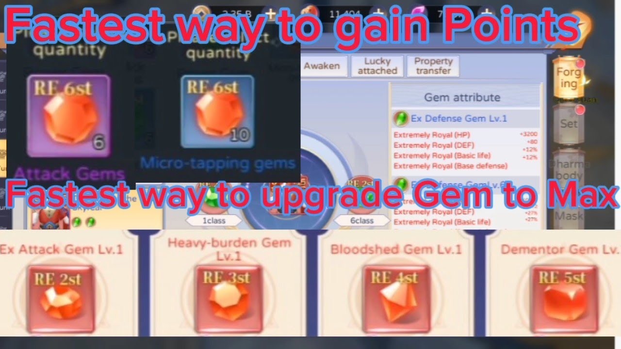 Martial Dominator Fastest way to upgrade Gem to max | Fastest way to gain points 