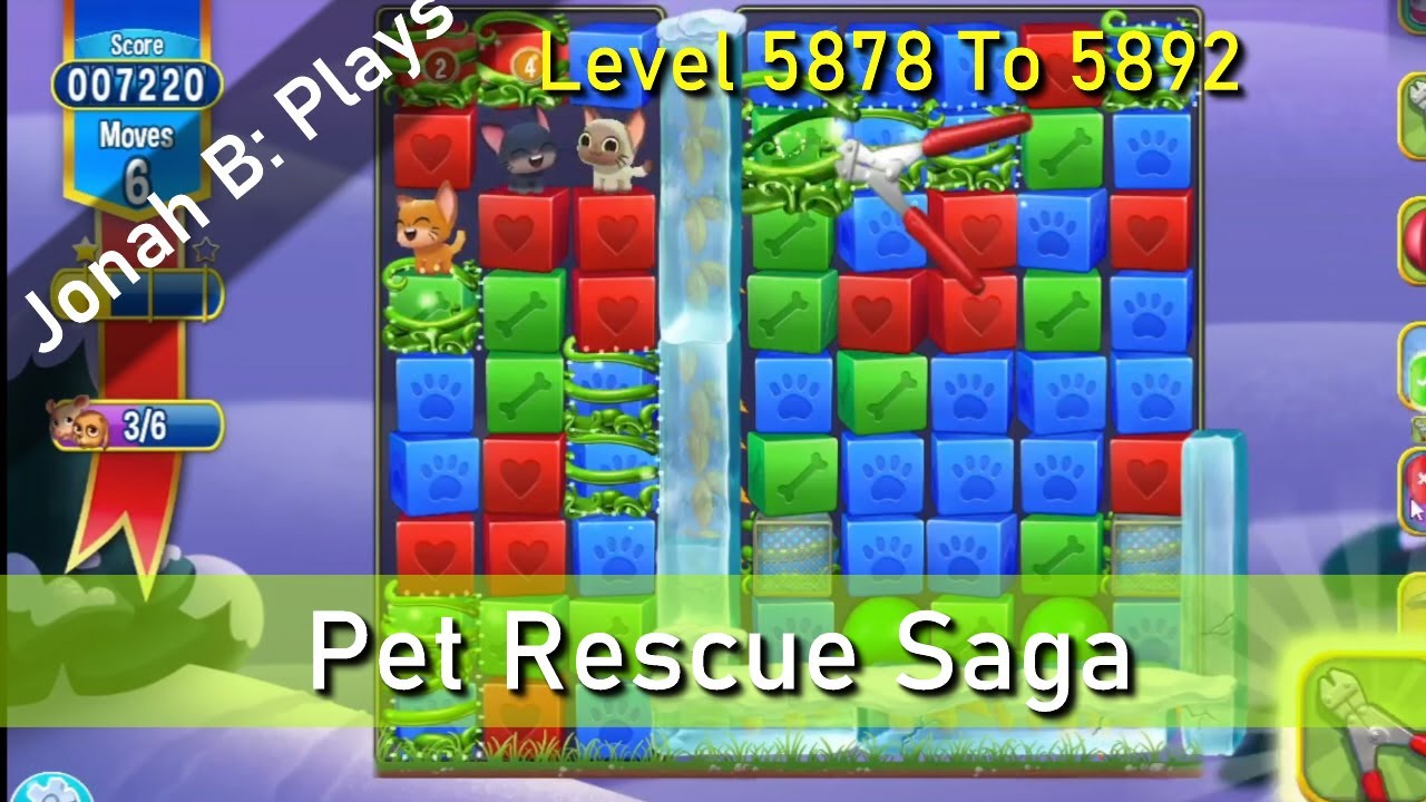 Pet Rescue Saga Level 5878 To 5892