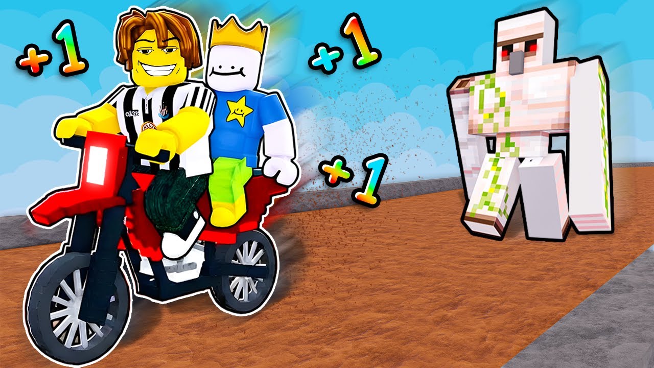 Roblox but EVERY SECOND +1 MOTORCYCLE SPEED...