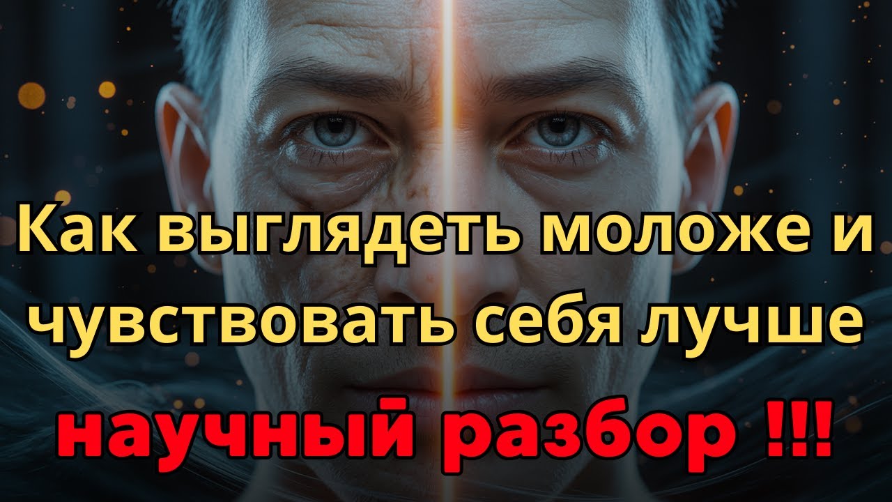 Как выглядеть моложе и чувствовать себя лучше научный разбор #КакВыглядетьМоложе  #БиологияМолодости