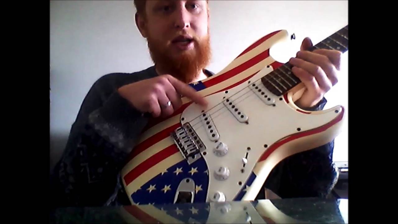 review guitarra eagle  -  vermelho