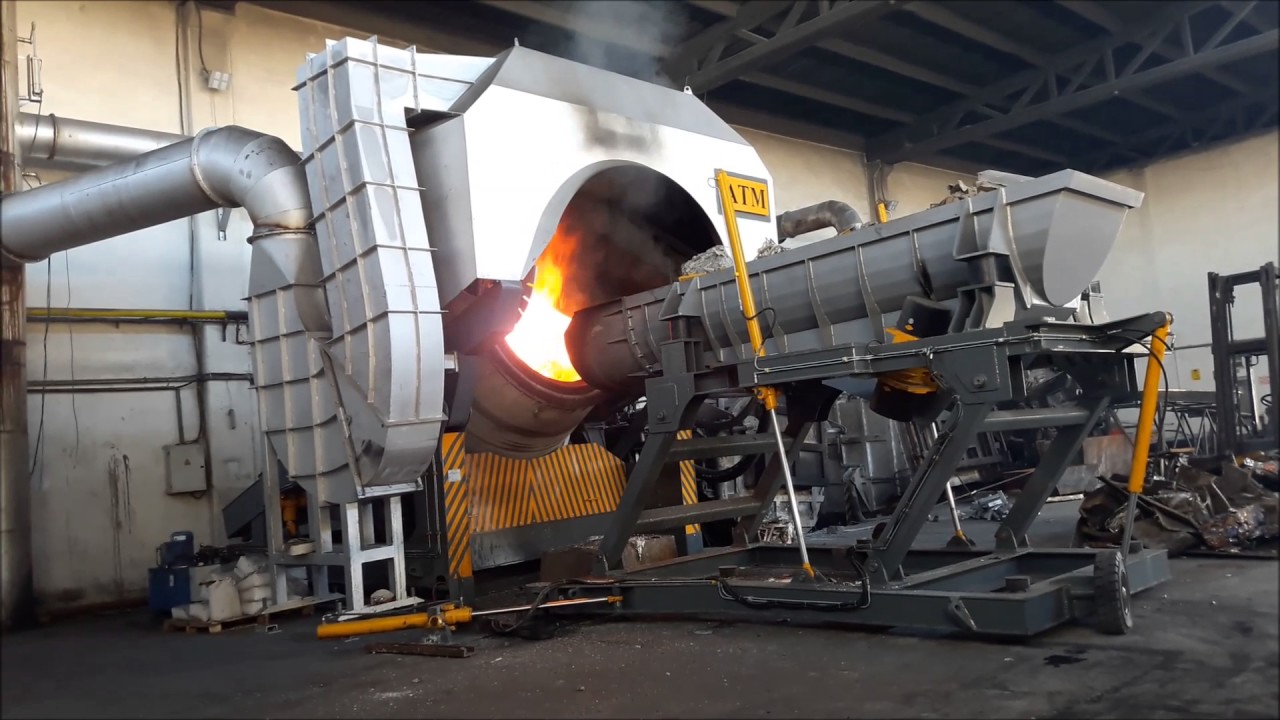 DEVRİLEBİLİR DÖNER FIRIN ŞARJ MAKİNESİ TILTING ROTARY FURNACE CHARGING MACHINE | döner ocak