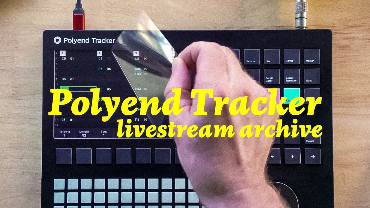 Polyend Tracker (Livestream Archive)