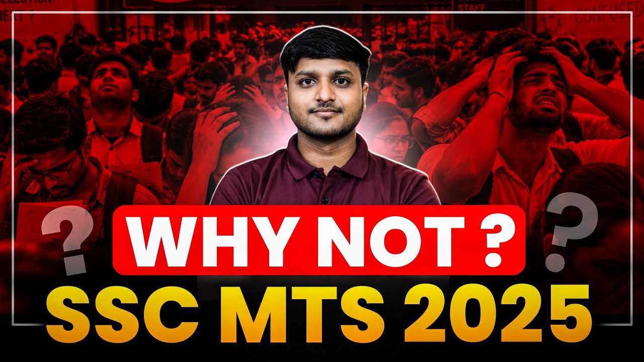 Why Not SSC MTS 2025 💔