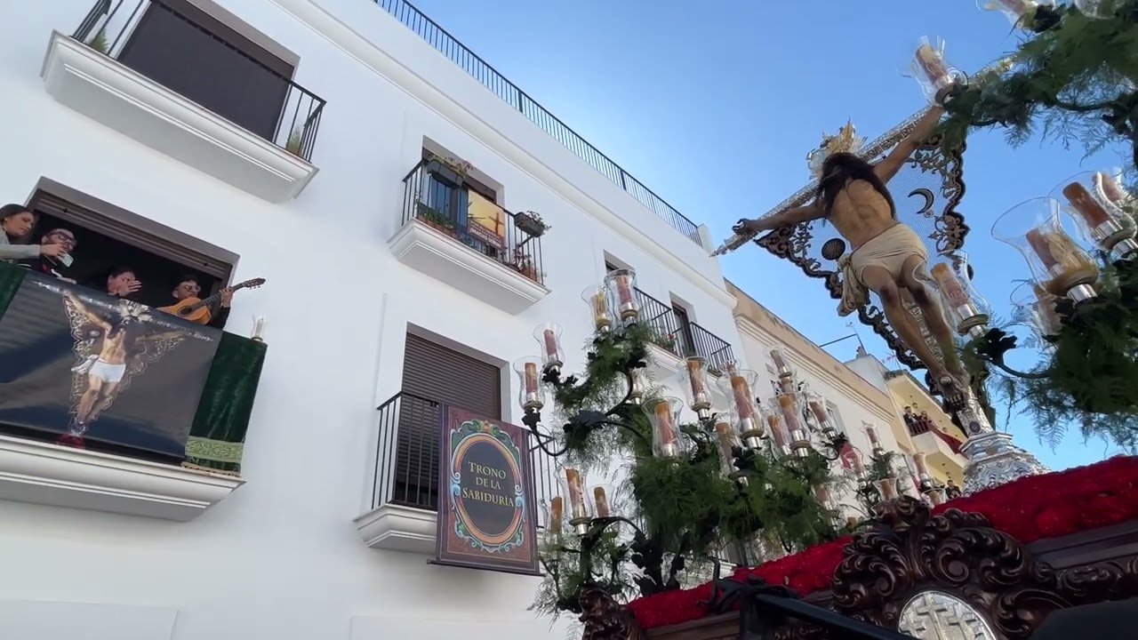 Momentazo #flamenco frente al Cristo de la Expiración de #Jerez - #SemanaSanta 2023