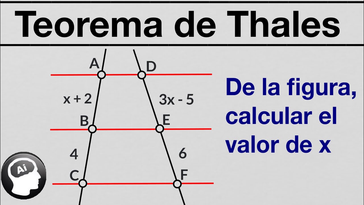 Teorema de Thales (geometría) ejercicios resueltos