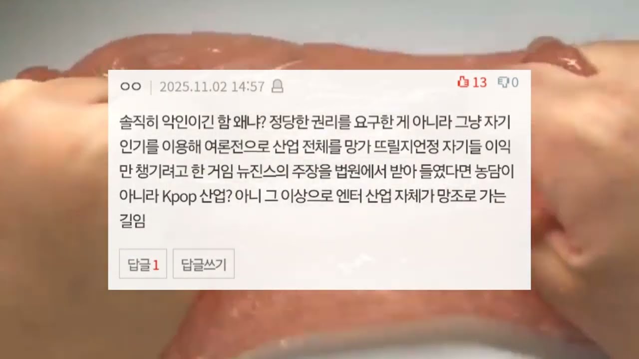 뉴진스 악인전 올라옴 소시액 시액 네이트판 썰 액괴 시액 소시액