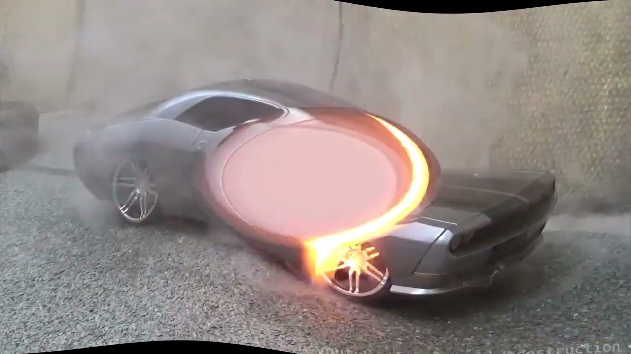 Rc Car Burnout Ends In Flames Rc Car Destruction In Super Duper Low Pitched Made on (AVS4YOU)
