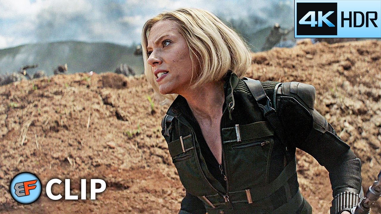 Black Widow & Okoye vs Proxima Midnight | Avengers Infinity War (2018) IMAX 4K HDR Movie Clip