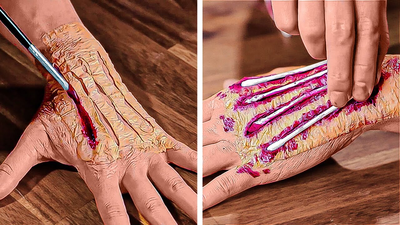 Creepy DIY Halloween SFX Makeup Transformation