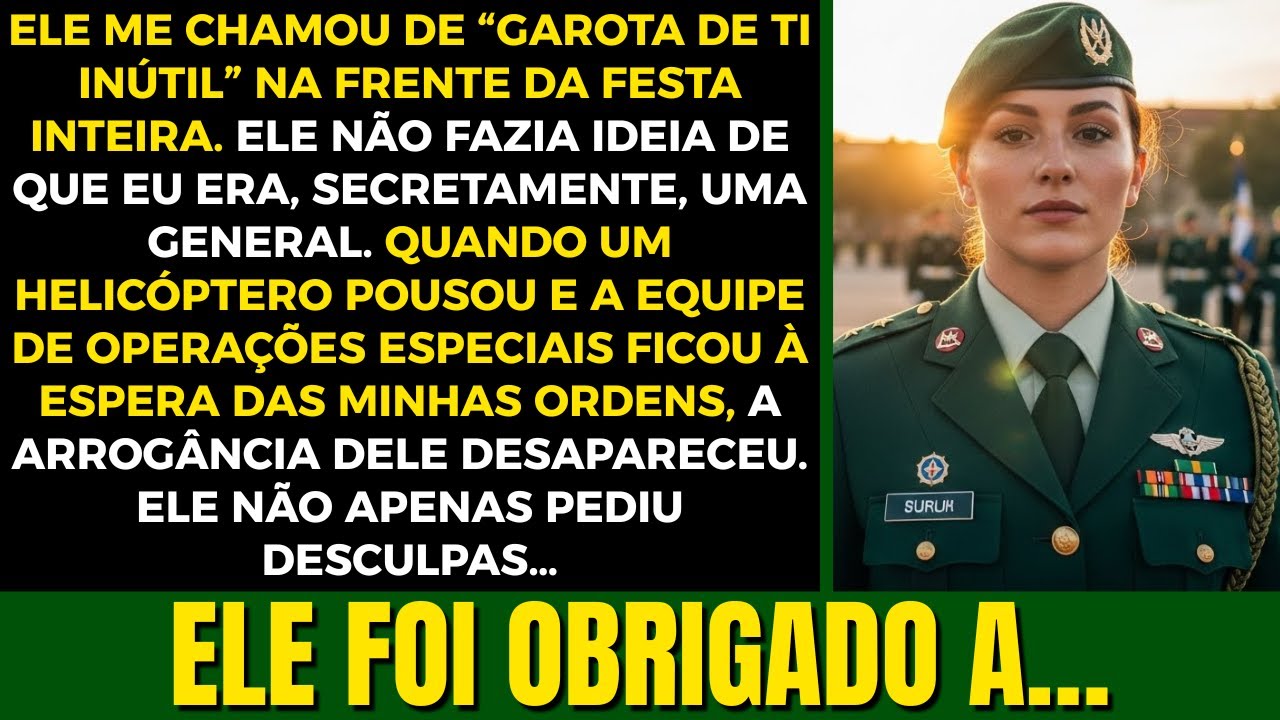 Minha família riu do meu trabalho no Exército até o Pentágono enviar um helicóptero para um general.