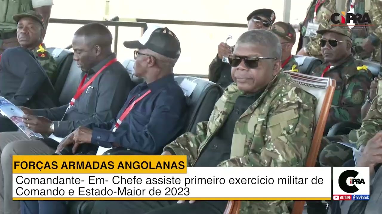 Comandante- Em- Chefe assiste primeiro exercício militar de Comando e Estado-Maior de 2023