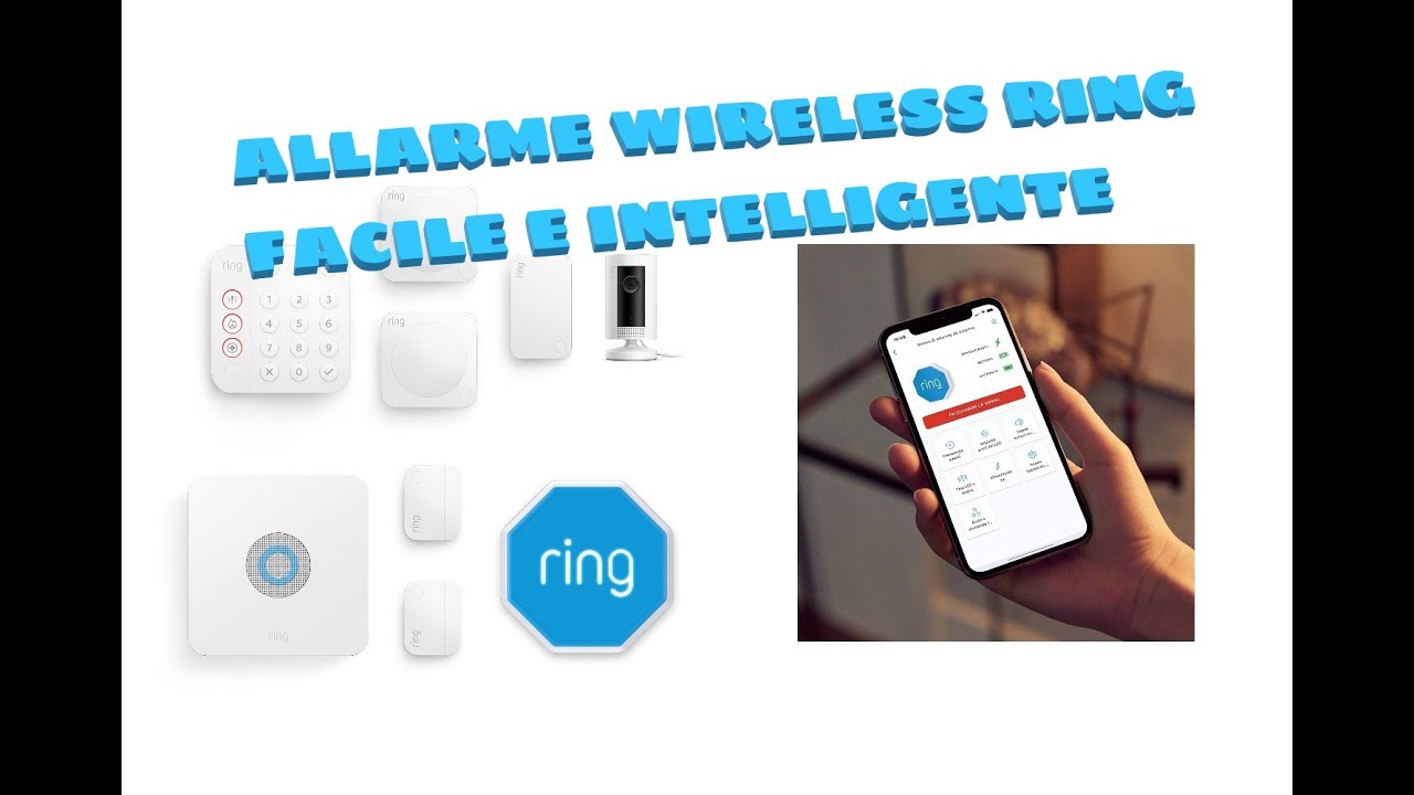 SISTEMA D'ALLARME SENZA FILI RING: FACILE DA INSTALLARE