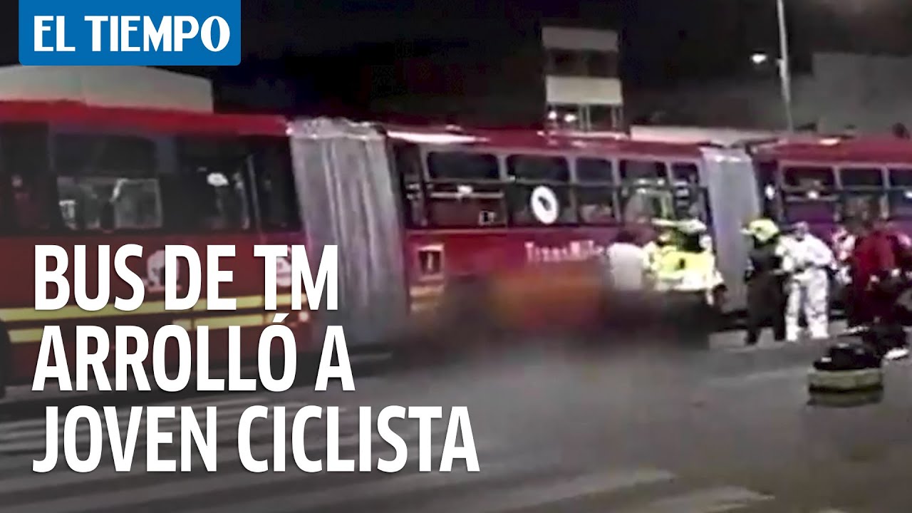 Muere ciclista menor de edad arrollada por Transmilenio