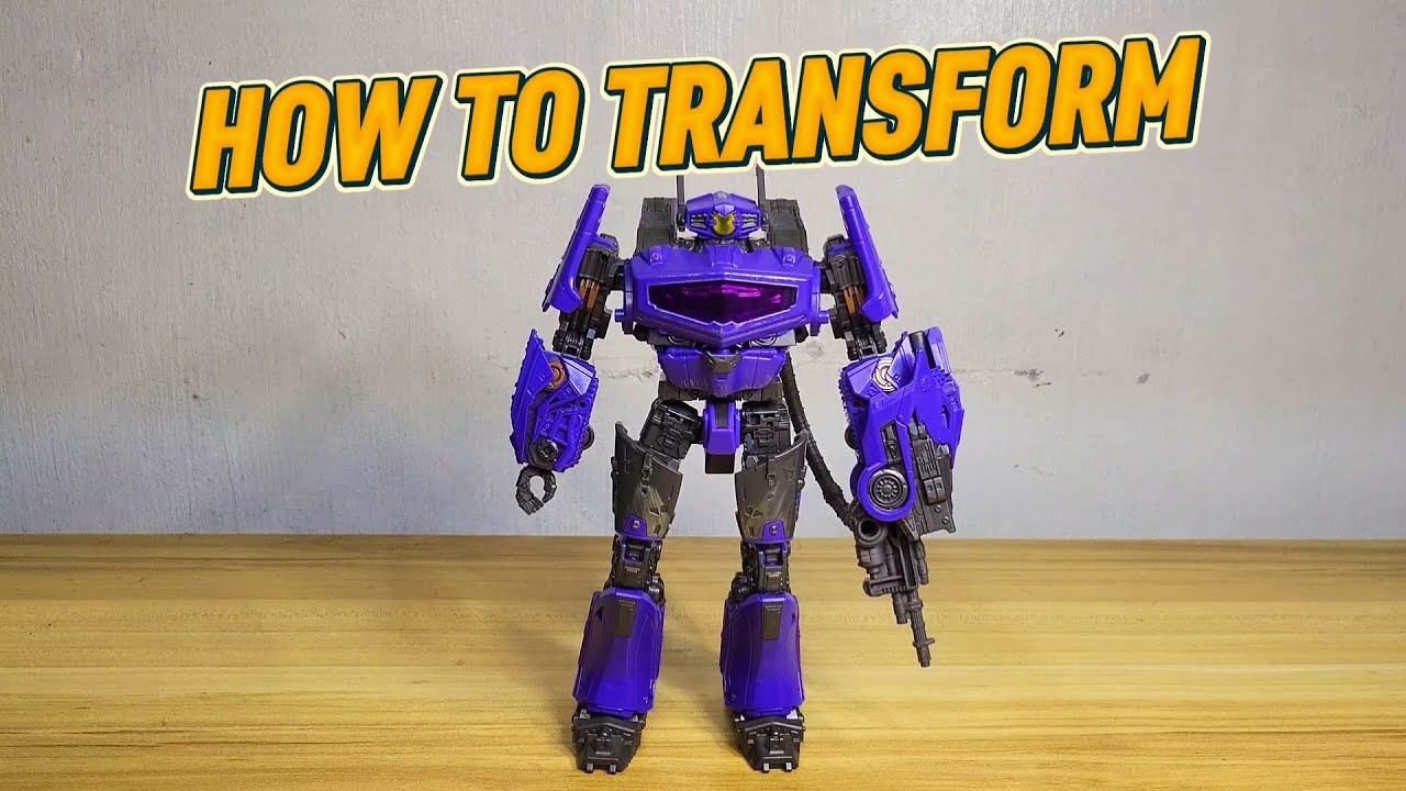 HOW TO TRANSFORM the SS110 Bumblebee Movie Shockwave