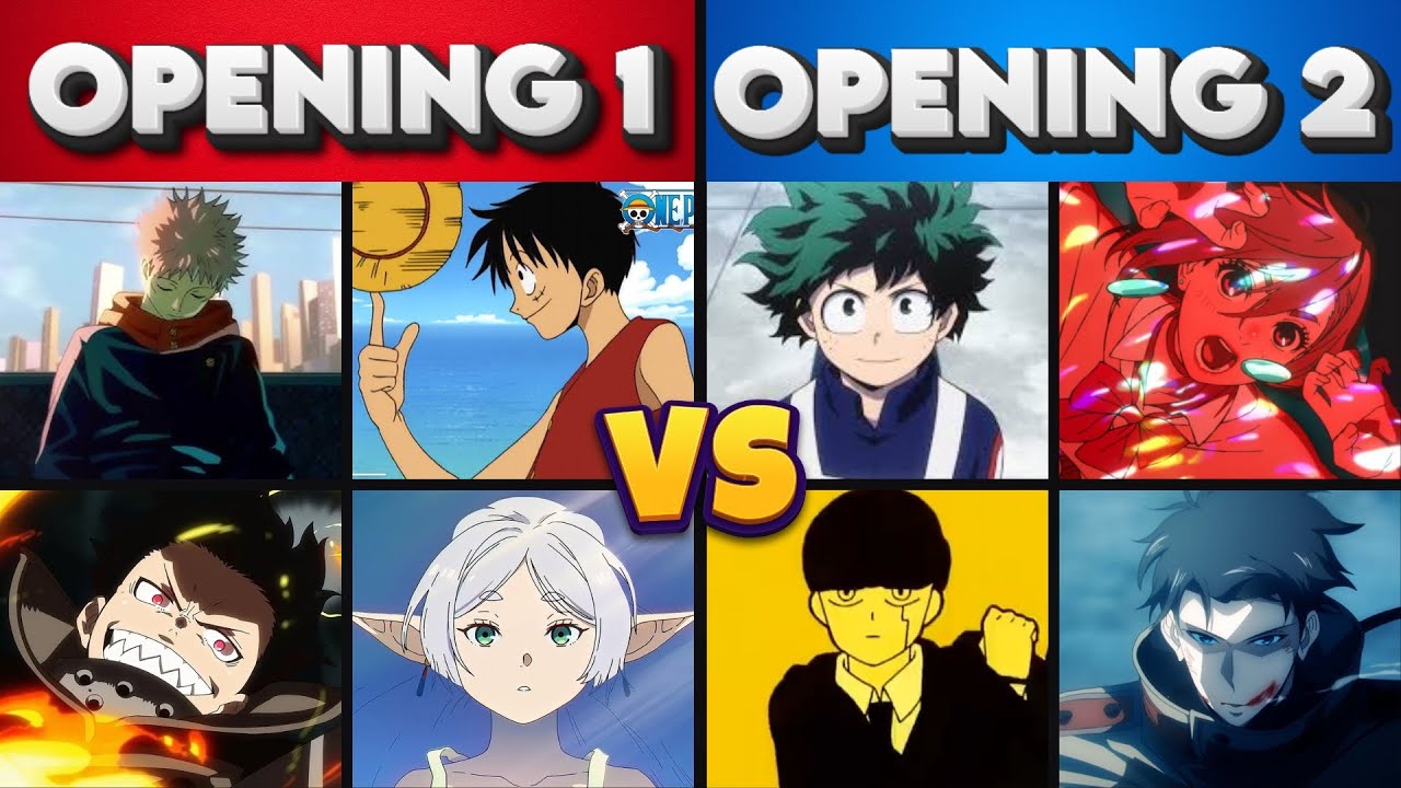 PICK ONE ANIME OPENING ✅❌ | First Openings vs Second Openings | Anime Opening Quiz 🔥