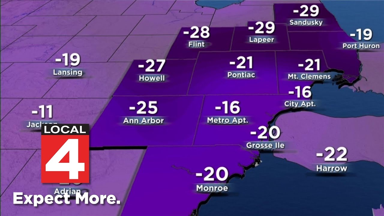 Friday to be the coldest day of the week in Metro Detroit -- What to know